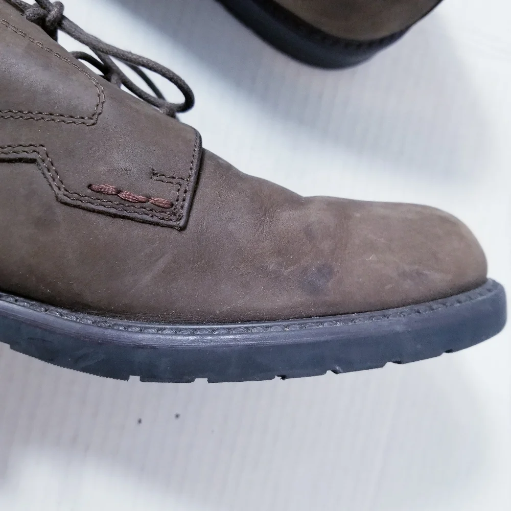 NUNN BUSH BROWN LEATHER UPPER MEN'S DRESS SHOE SIZE 10